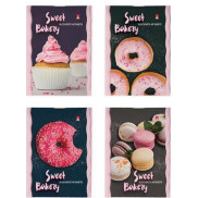 Блокнот А7 скоба 40л клетка "Донат рулит!" Альт 3-40-713