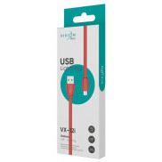 Кабель USB VIXION PRO (VX-12i) Lightning 8 pin силиконовый (1м), красный