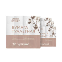 УМНЫЙ ВЫБОР   Туалет. Бумага  3 сл. 4 белая  *10  6428