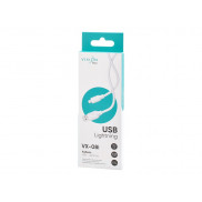 Кабель USB VIXION PRO (VX-08i) 3,5A Lightning 8 pin (1м), белый