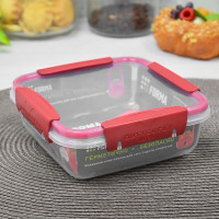 Контейнер герметичный для СВЧ BUTTERFLY BRIGHT 1,2л, красный 437845900 Полимербыт
